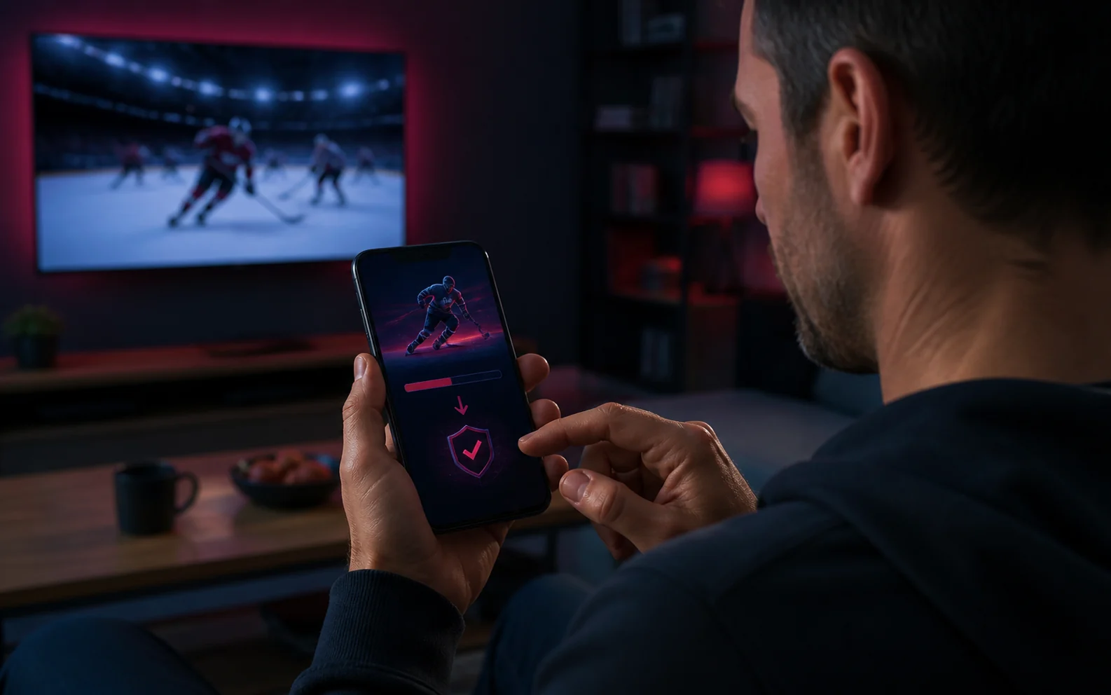 Installing the sports app on Android