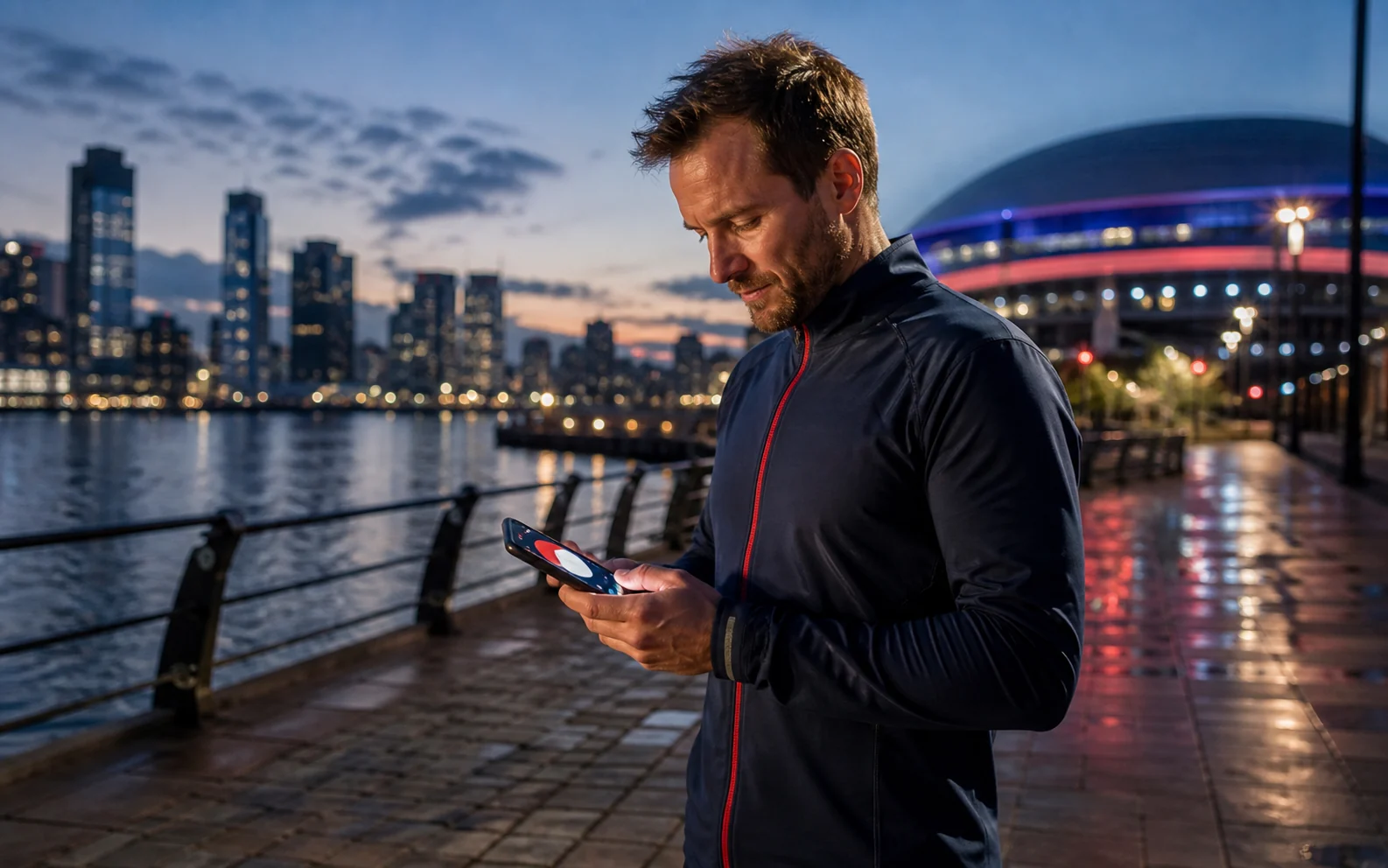 Using the BetLabel app at a stadium