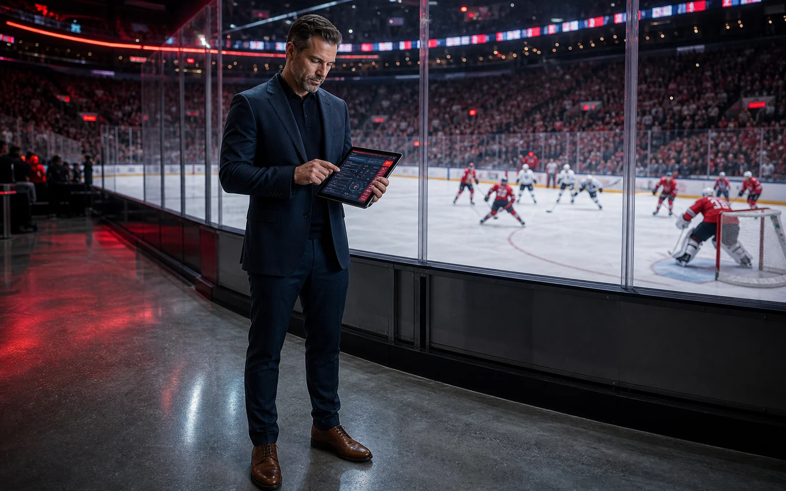 BetLabel loyalty analyst reviewing player tiers on a tablet