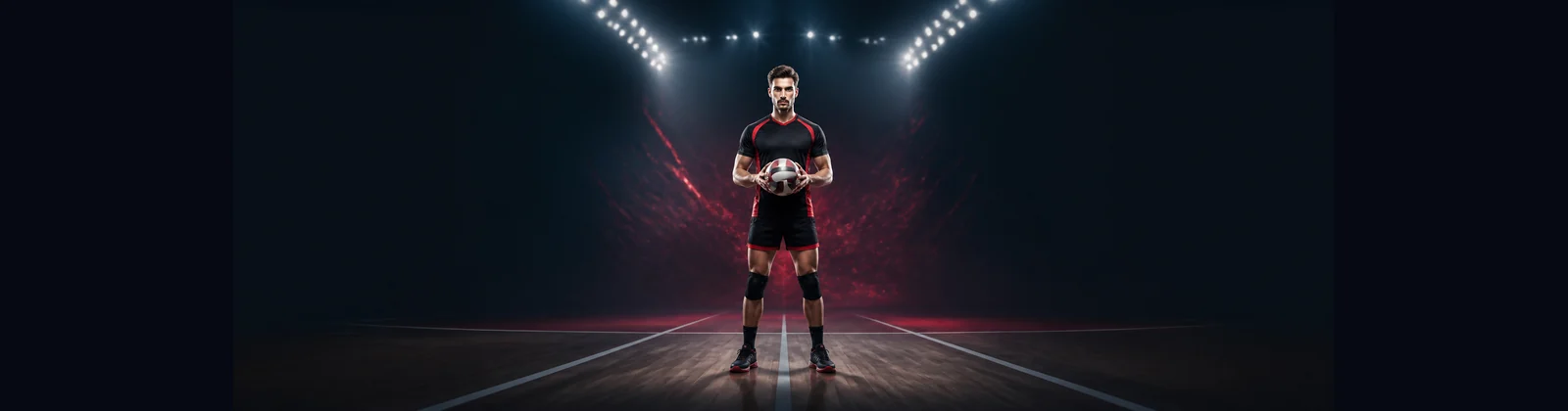 Canadian athlete in a BetLabel app download banner