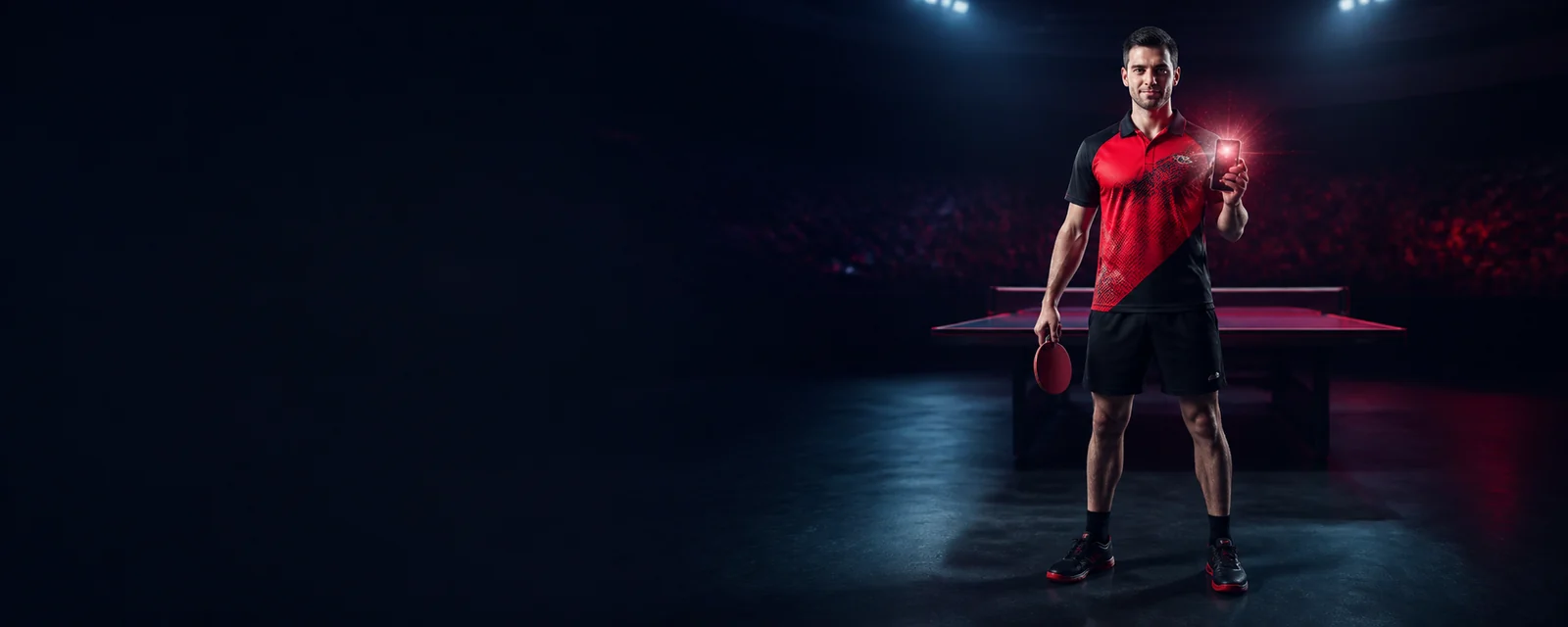 Canadian tennis athlete in a BetLabel promotion