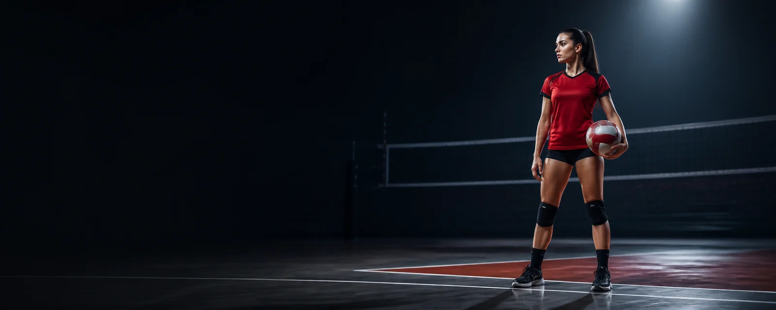 Canadian volleyball athlete in a BetLabel promotion